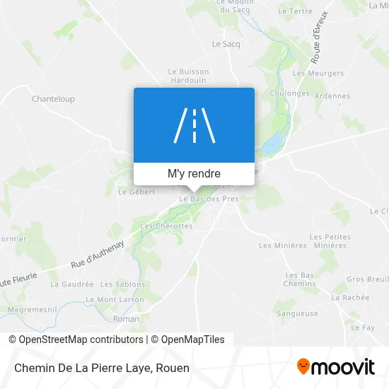 Chemin De La Pierre Laye plan