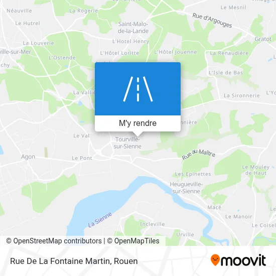 Rue De La Fontaine Martin plan