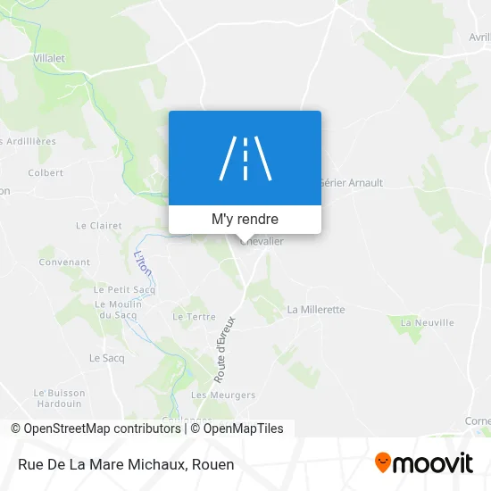 Rue De La Mare Michaux plan