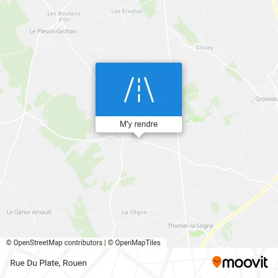 Rue Du Plate plan