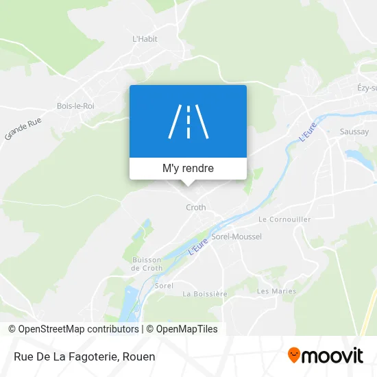 Rue De La Fagoterie plan