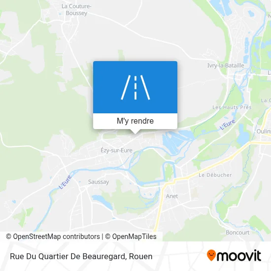 Rue Du Quartier De Beauregard plan