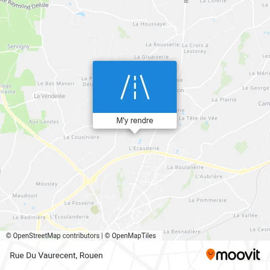 Rue Du Vaurecent plan