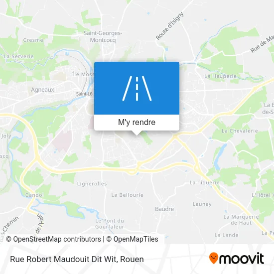 Rue Robert Maudouit Dit Wit plan