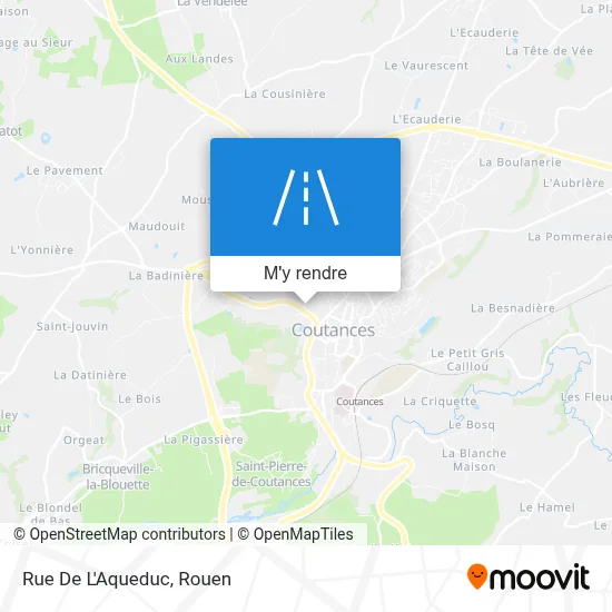 Rue De L'Aqueduc plan