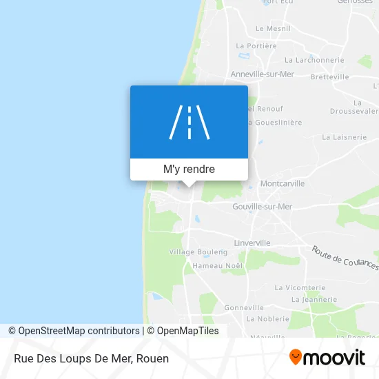 Rue Des Loups De Mer plan