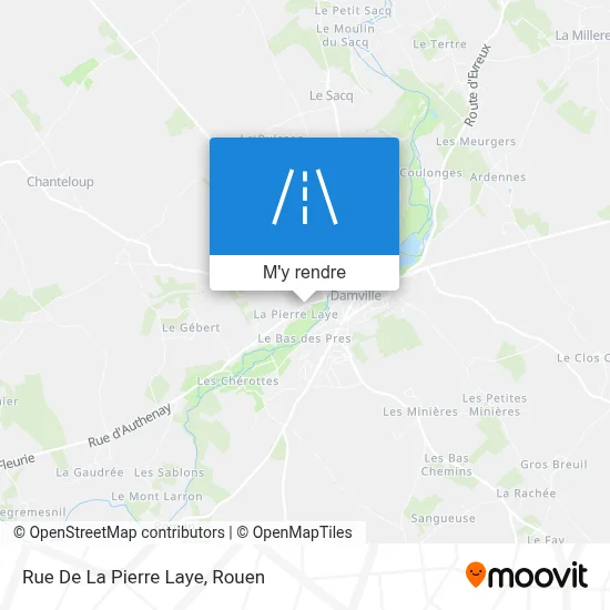 Rue De La Pierre Laye plan