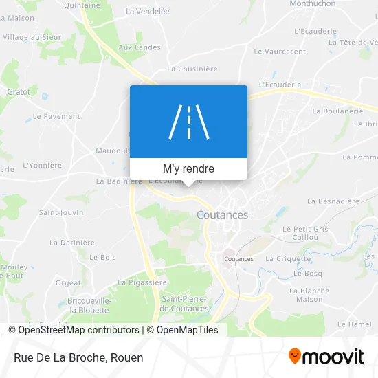 Rue De La Broche plan