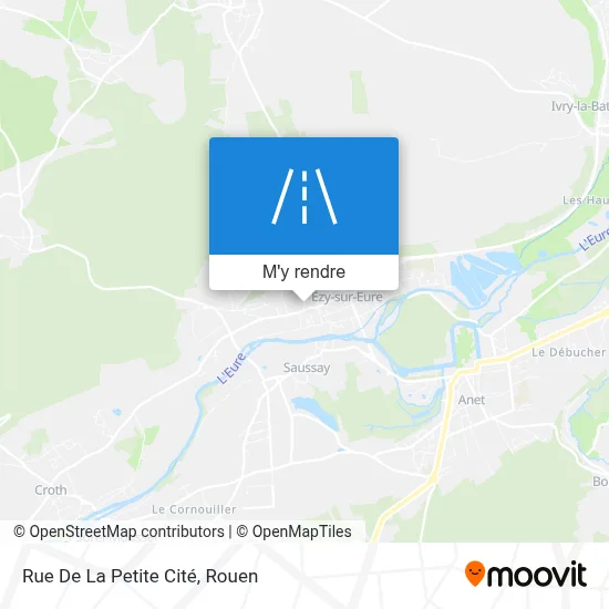Rue De La Petite Cité plan