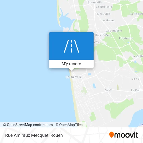 Rue Amiraux Mecquet plan