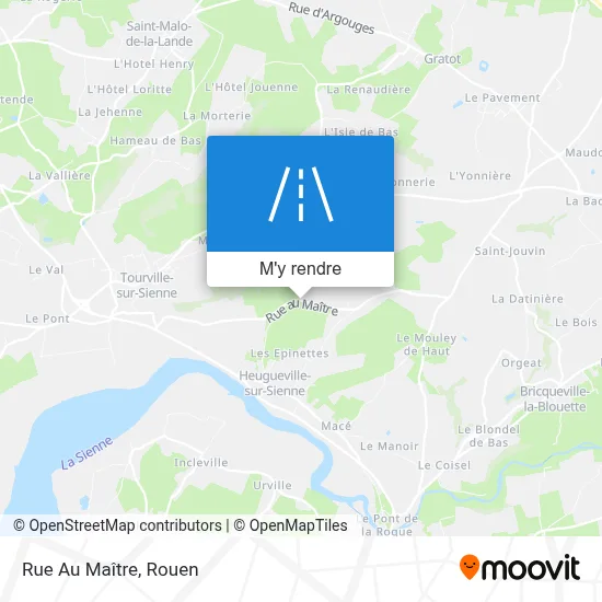 Rue Au Maître plan