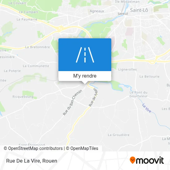 Rue De La Vire plan