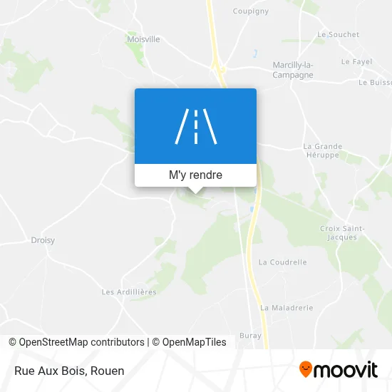 Rue Aux Bois plan
