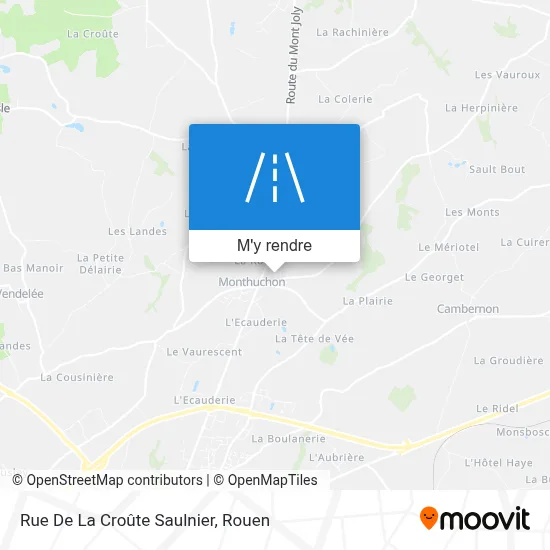 Rue De La Croûte Saulnier plan