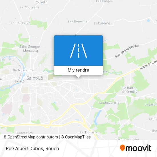 Rue Albert Dubos plan