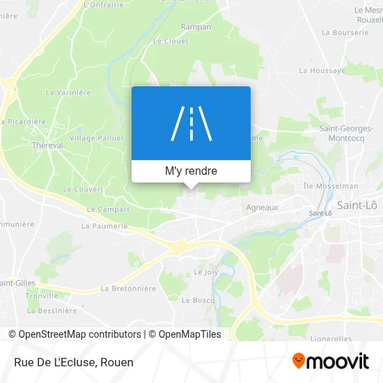 Rue De L'Ecluse plan