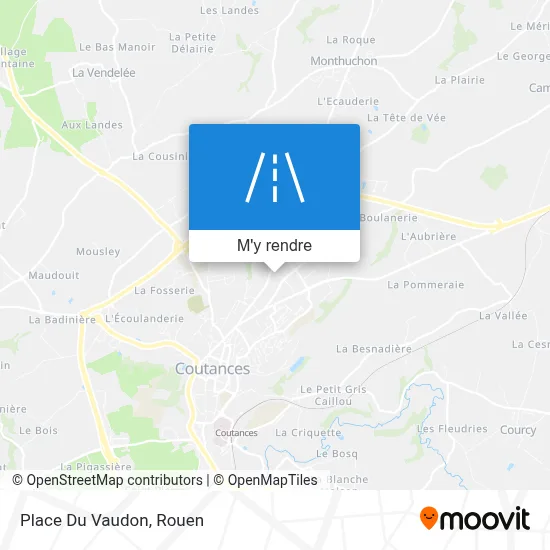 Place Du Vaudon plan