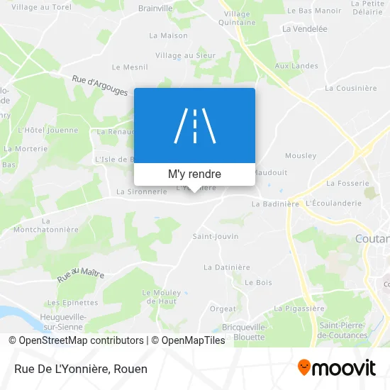 Rue De L'Yonnière plan
