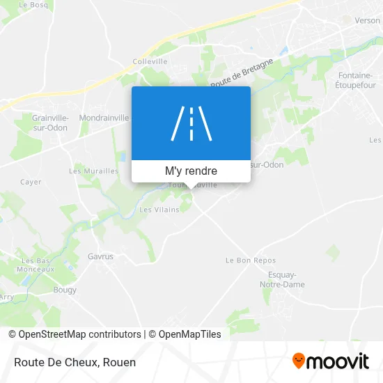 Route De Cheux plan