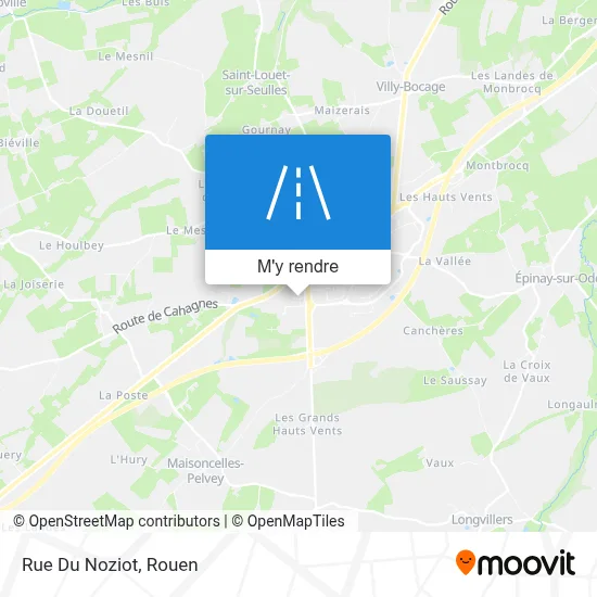 Rue Du Noziot plan