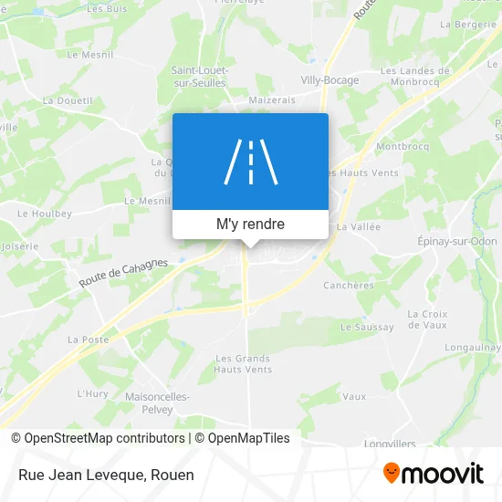 Rue Jean Leveque plan