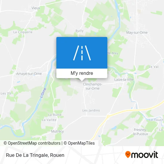 Rue De La Tringale plan