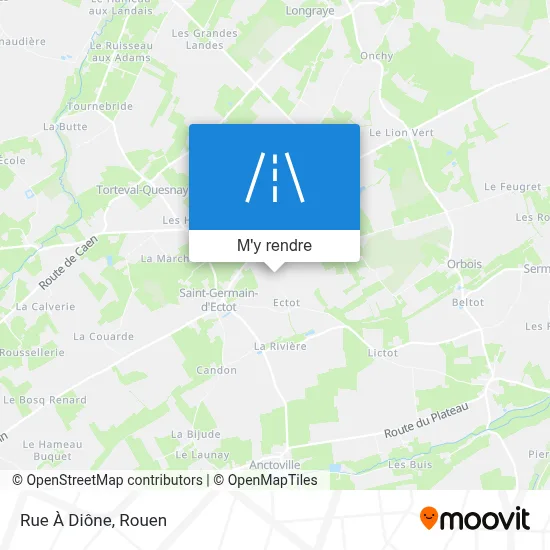 Rue À Diône plan