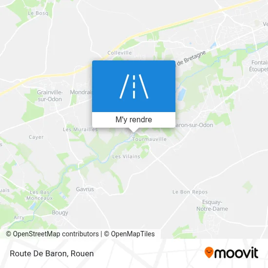 Route De Baron plan