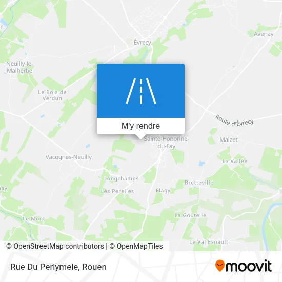 Rue Du Perlymele plan