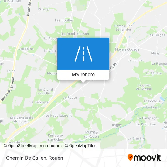 Chemin De Sallen plan
