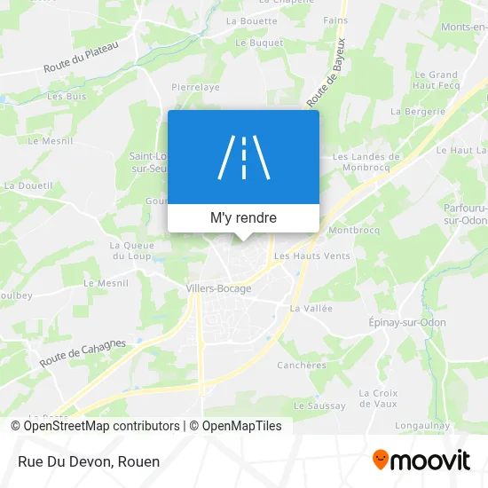 Rue Du Devon plan