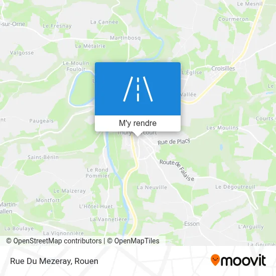 Rue Du Mezeray plan