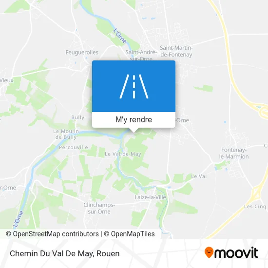 Chemin Du Val De May plan