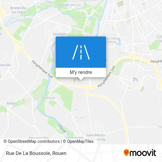 Rue De La Boussole plan