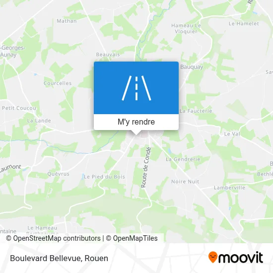 Boulevard Bellevue plan