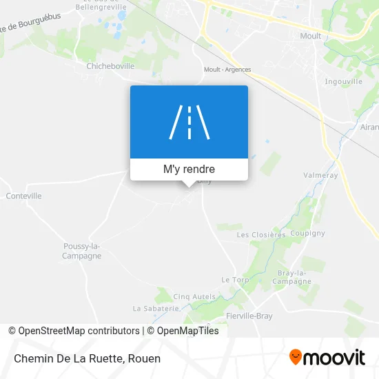 Chemin De La Ruette plan