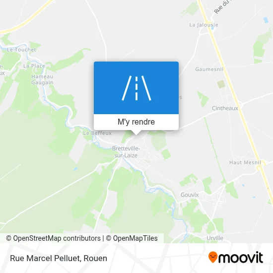 Rue Marcel Pelluet plan