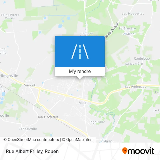 Rue Albert Frilley plan