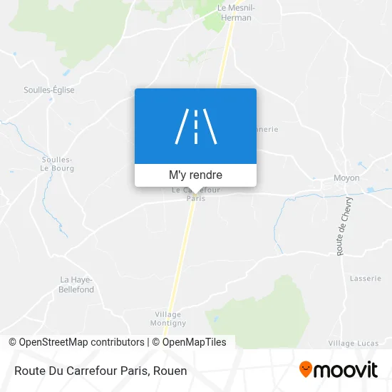 Route Du Carrefour Paris plan