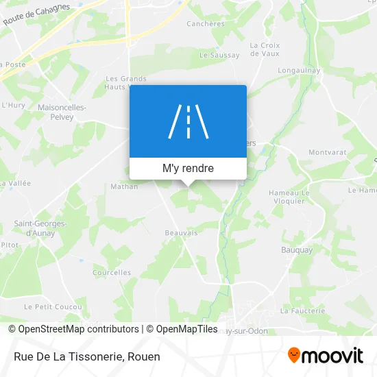 Rue De La Tissonerie plan