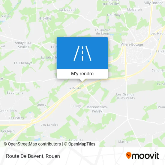 Route De Bavent plan