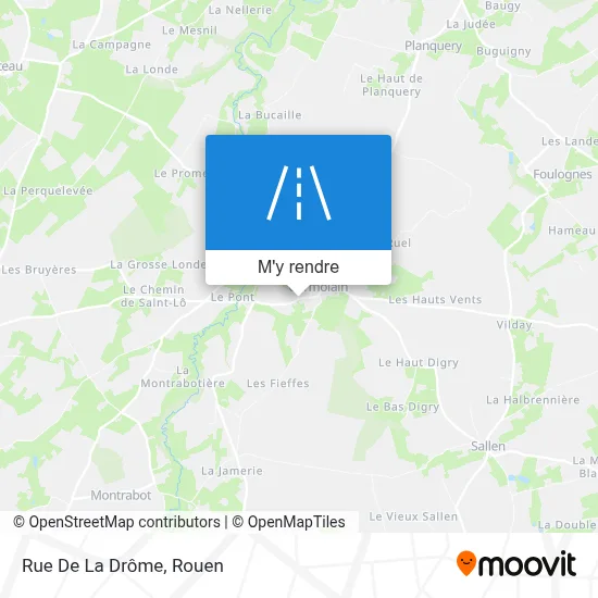 Rue De La Drôme plan