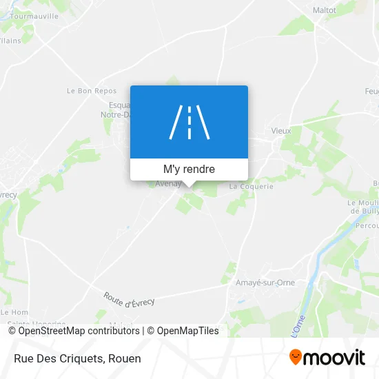 Rue Des Criquets plan