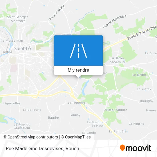 Rue Madeleine Desdevises plan