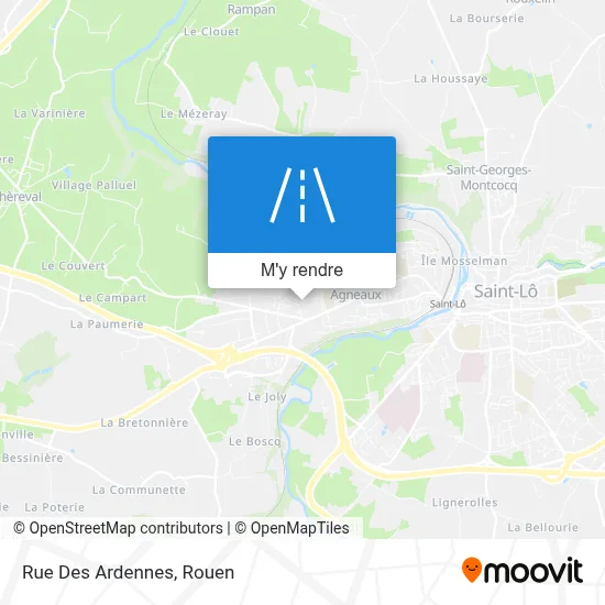 Rue Des Ardennes plan