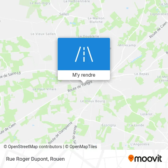 Rue Roger Dupont plan