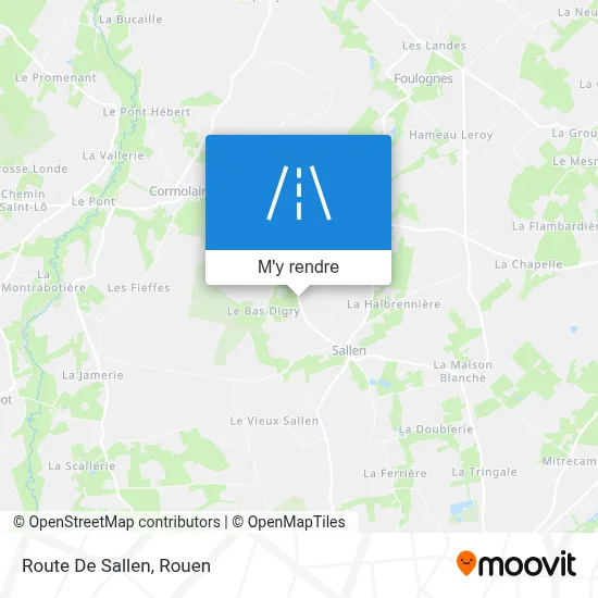 Route De Sallen plan