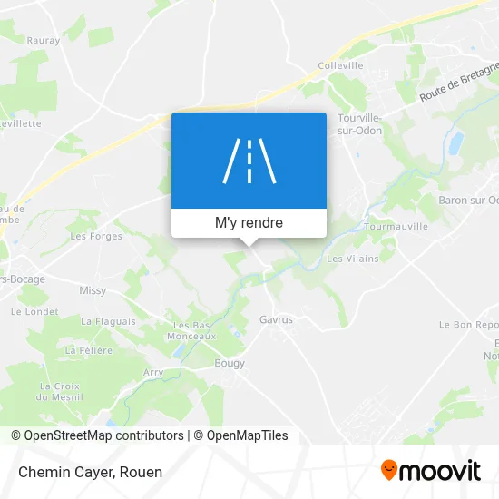 Chemin Cayer plan