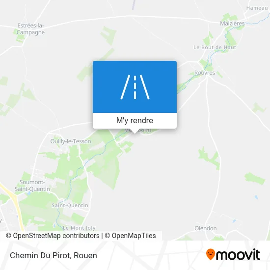 Chemin Du Pirot plan