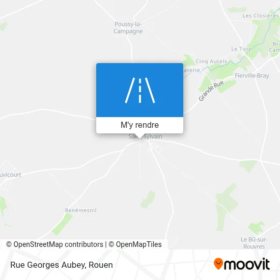 Rue Georges Aubey plan